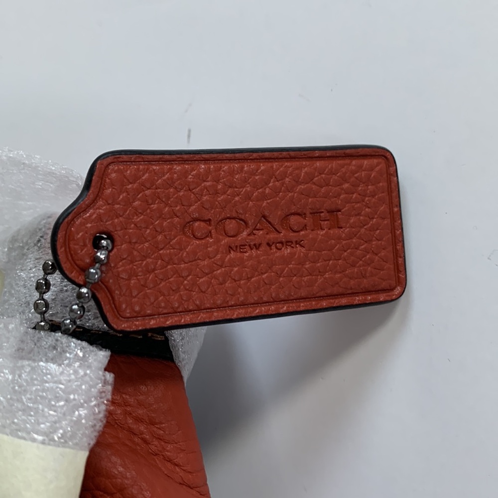COACH Warren Belt Bag Colorblock Signature Canvas Gunmetal/Khaki Terracota NWT - Picture 9 of 13